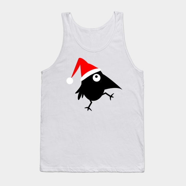 Santa Claus raven Tank Top by spontania